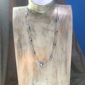 Baroque Purple Freshwater Pearls Necklace